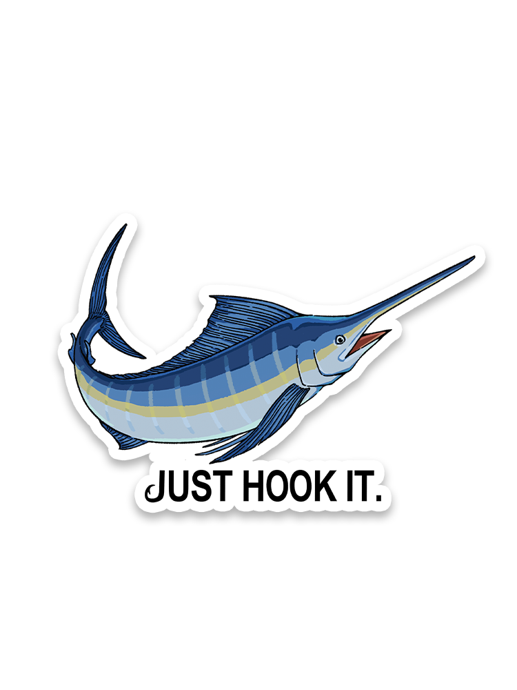 Just Hook It Sticker