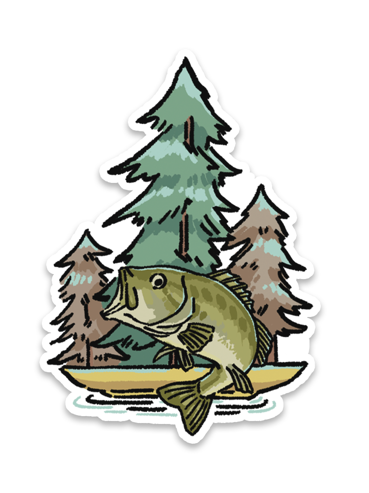 Reel Moments at Clear Lake Sticker