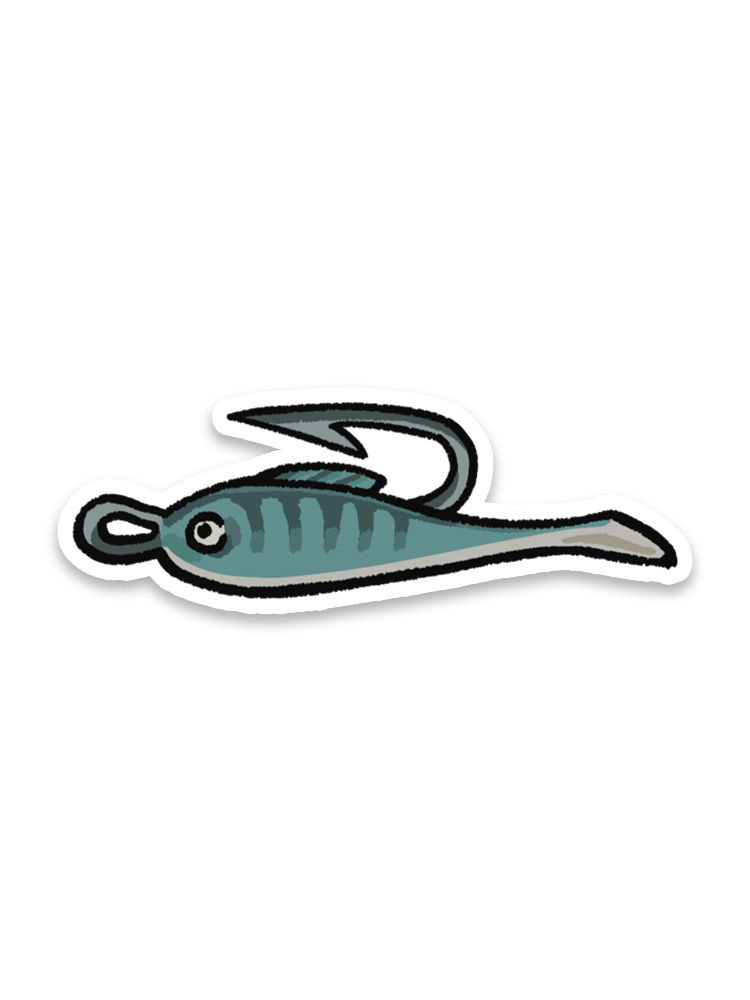 Redfish Rhythm Bend to Love Sticker