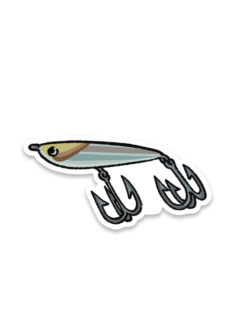 Muskie Madness Jerk and Reel Sticker