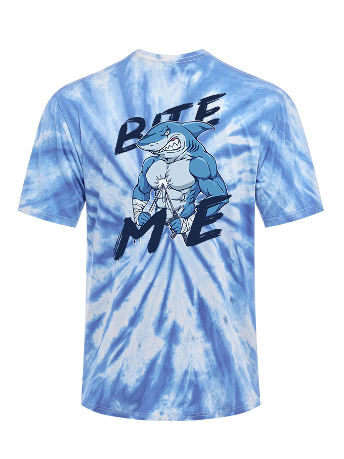 Rebel Shark Bite Me Tie Dye