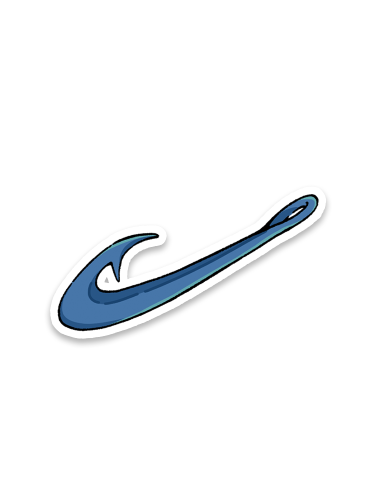 Just Hook It Sticker