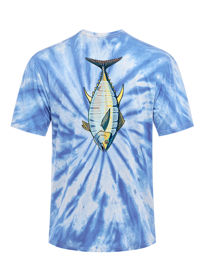 Dad's Fishing Legacy Tie Dye Tee
