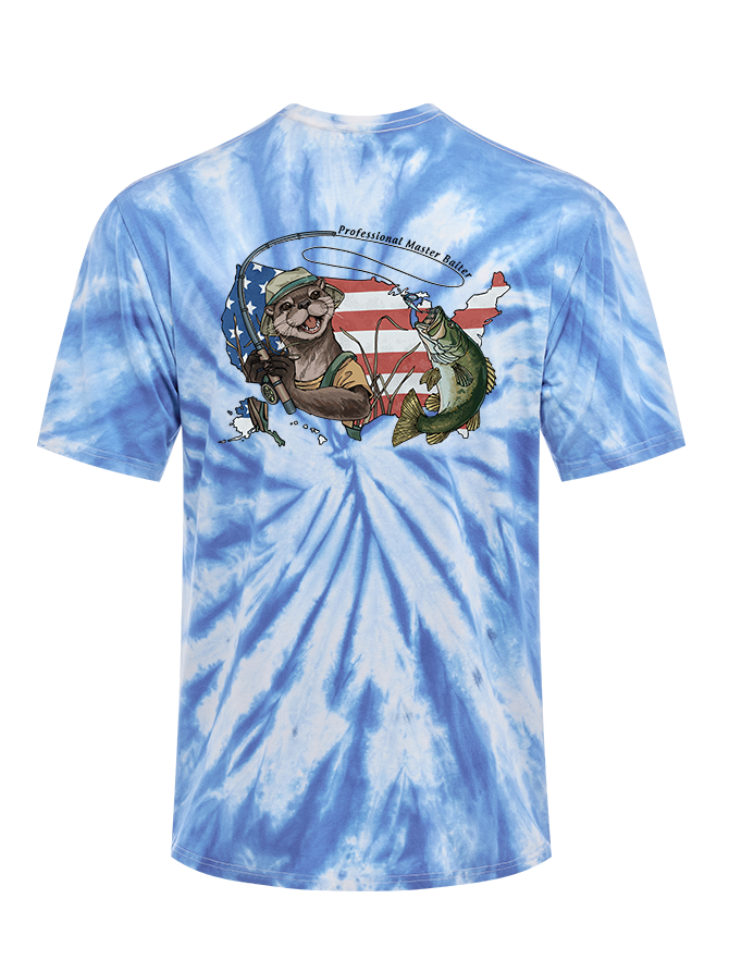 Otter vs Bass Tie Dye Tee