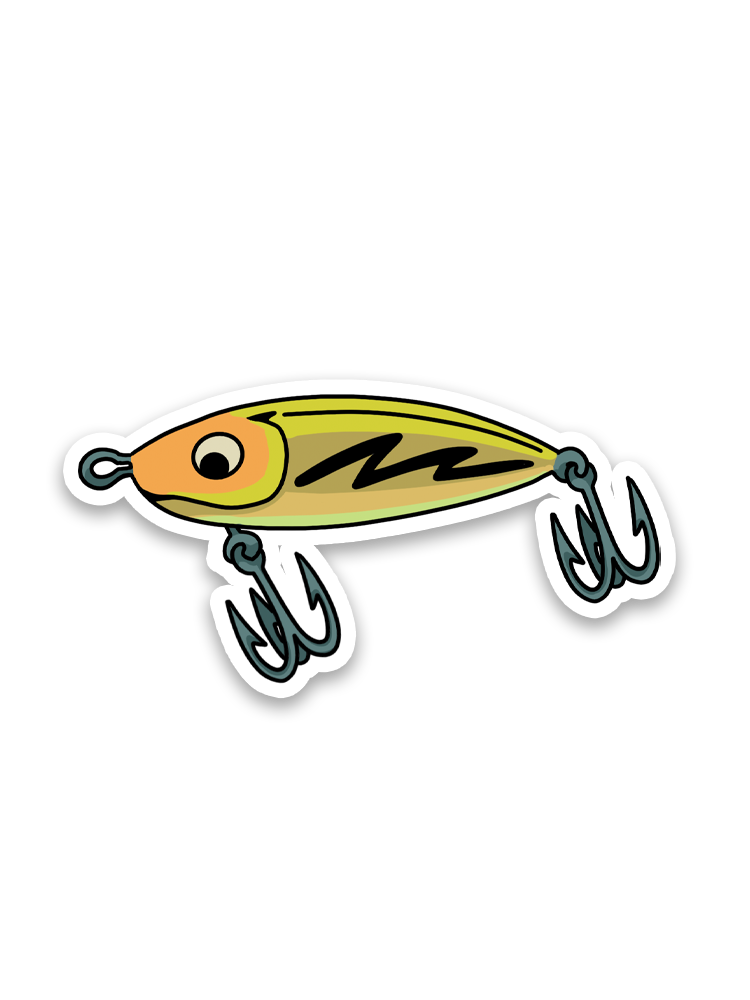 Hooked on a Day Off Sticker