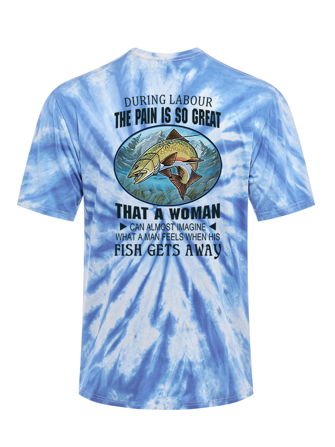 The Trout That Got Away Tie Dye Tee