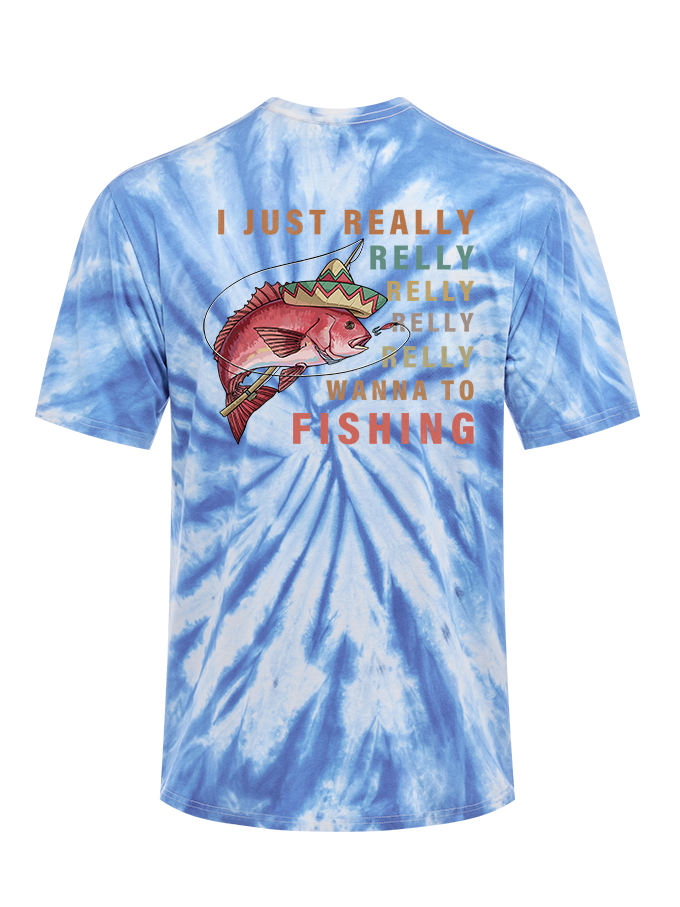 Red Snapper Fiesta Tie Dye Tee