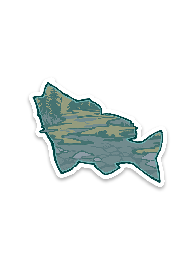Clear Lake Bass Lures Sticker
