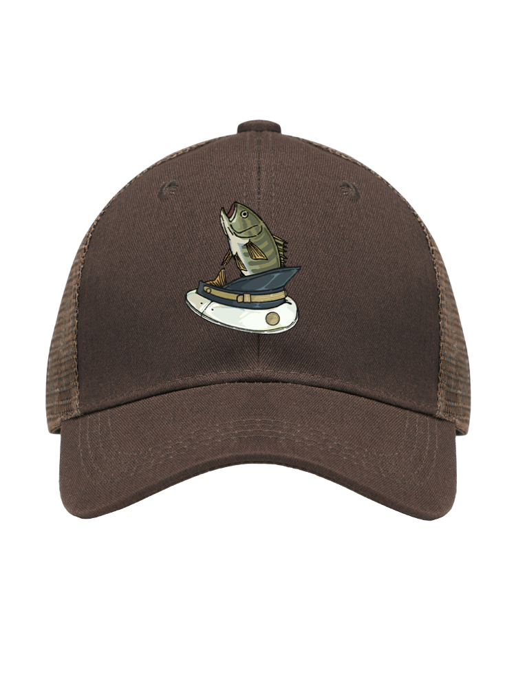 Catch Me If You Can Mesh Velcro Hat
