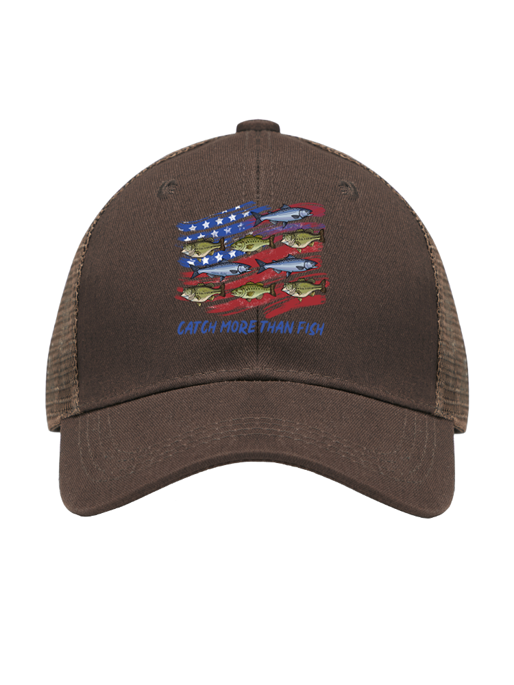 Patriotic Waters Unleashed Mesh Velcro Hat