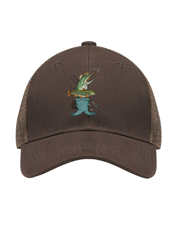 Who is My Prey Mesh Velcro Hat