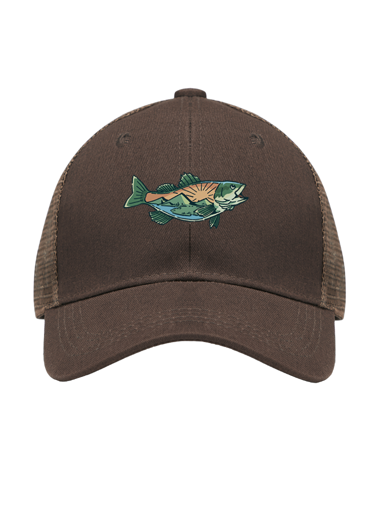 Let It Fly to Freedom Mesh Velcro Hat