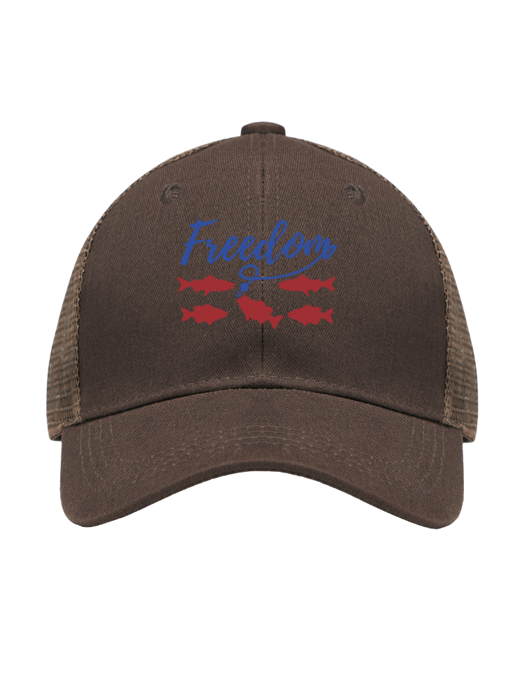 Patriotic Waters Unleashed Mesh Velcro Hat
