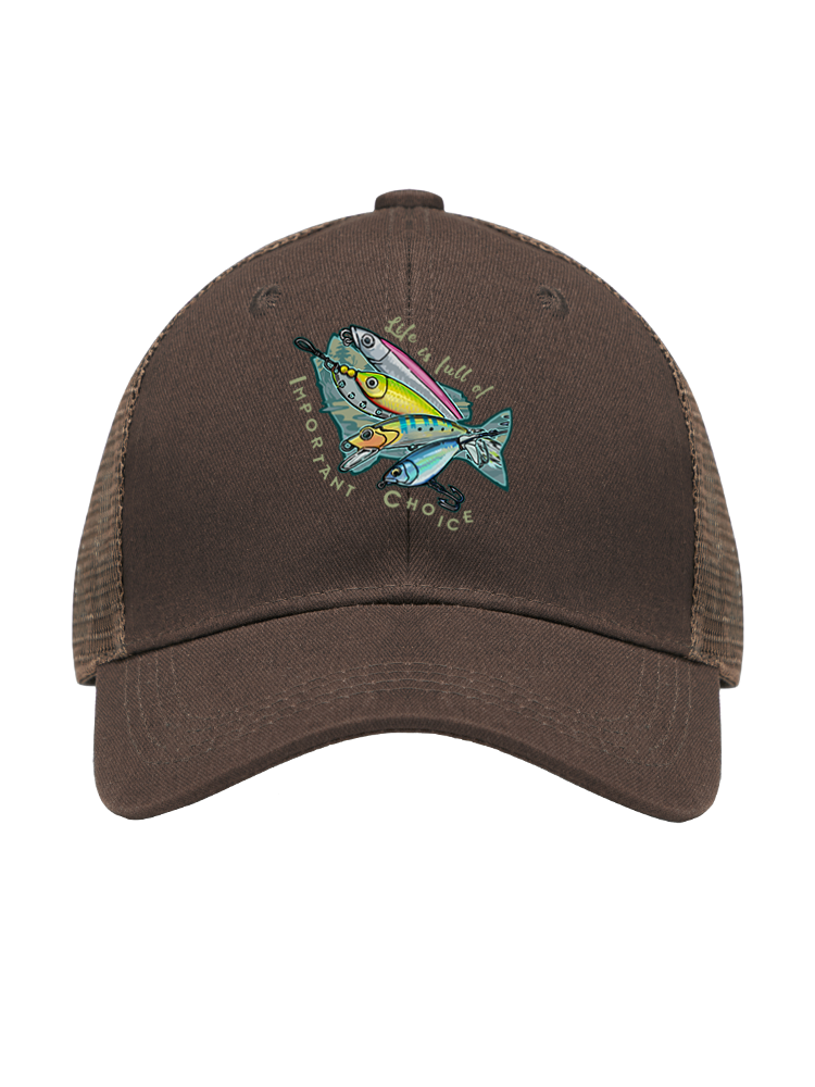Clear Lake Bass Lures Mesh Velcro Hat