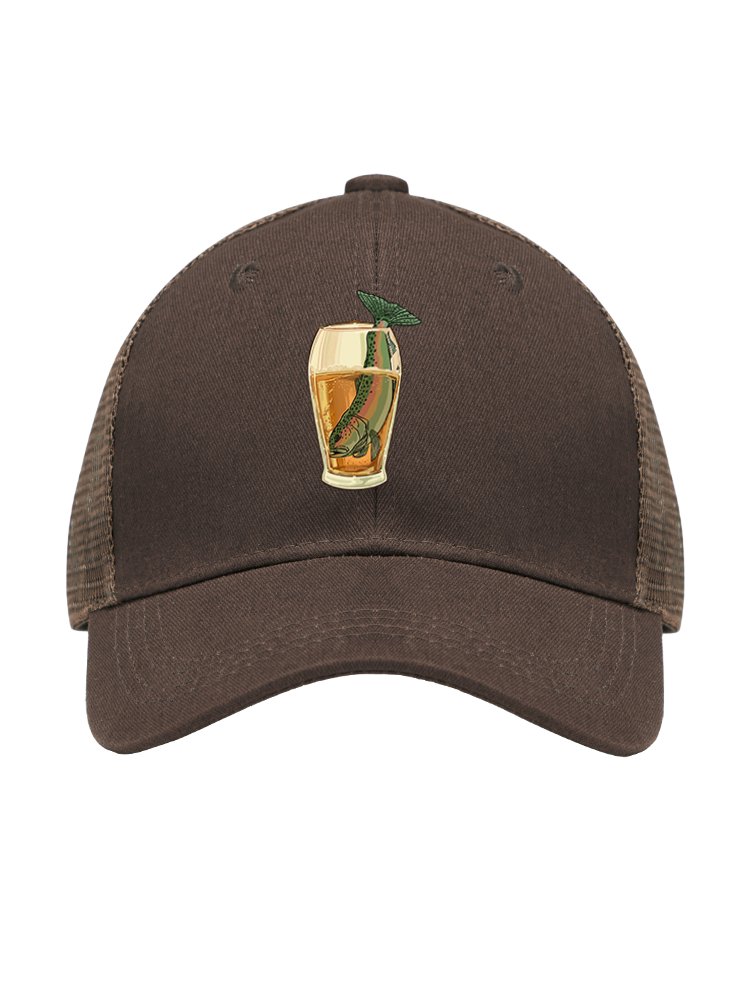 Let's Have a Drink Mesh Velcro Hat