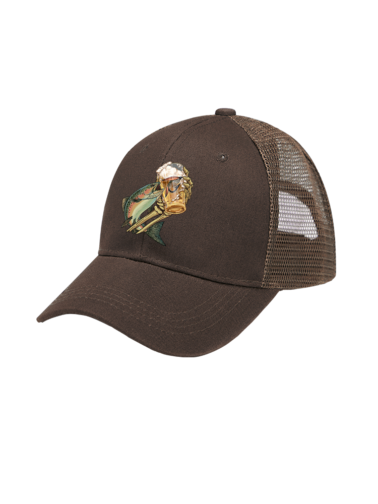 Let's Have a Drink Mesh Velcro Hat