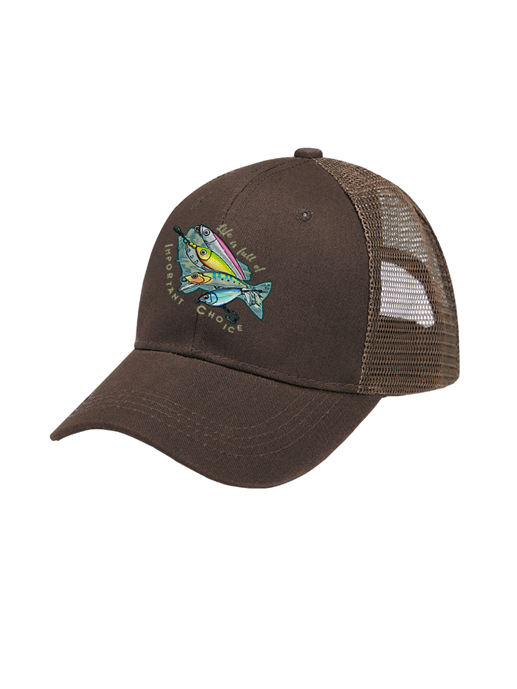 Clear Lake Bass Lures Mesh Velcro Hat