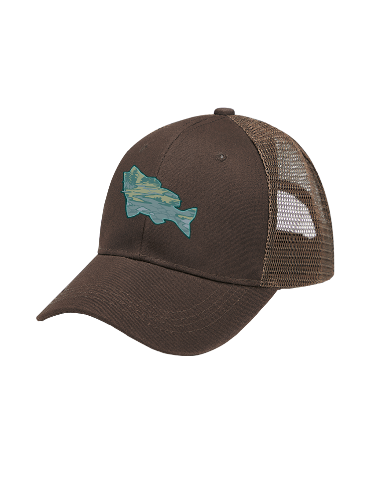 Clear Lake Bass Lures Mesh Velcro Hat