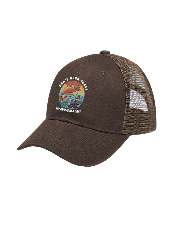 Hooked on a Day Off Mesh Velcro Hat