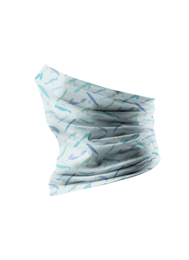Lure Collection Full Print Sun Protection Neck Gaiter