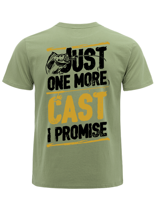 Just One More Cast Fishing Unisex Classic Cotton Tee