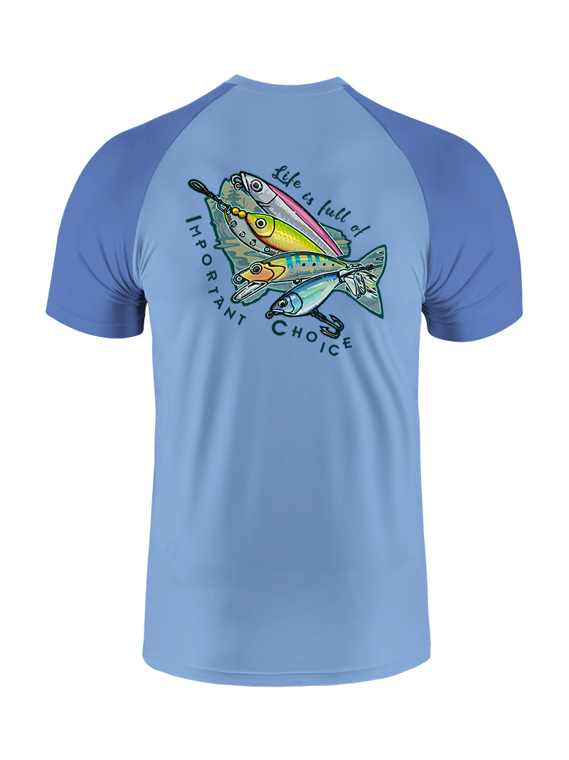 Clear Lake Bass Lures Vibrant Fishing Tee
