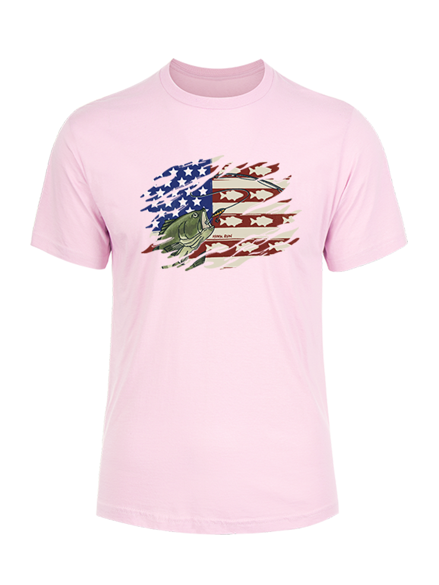 Patriot Bass Angler Unisex Cotton Tee