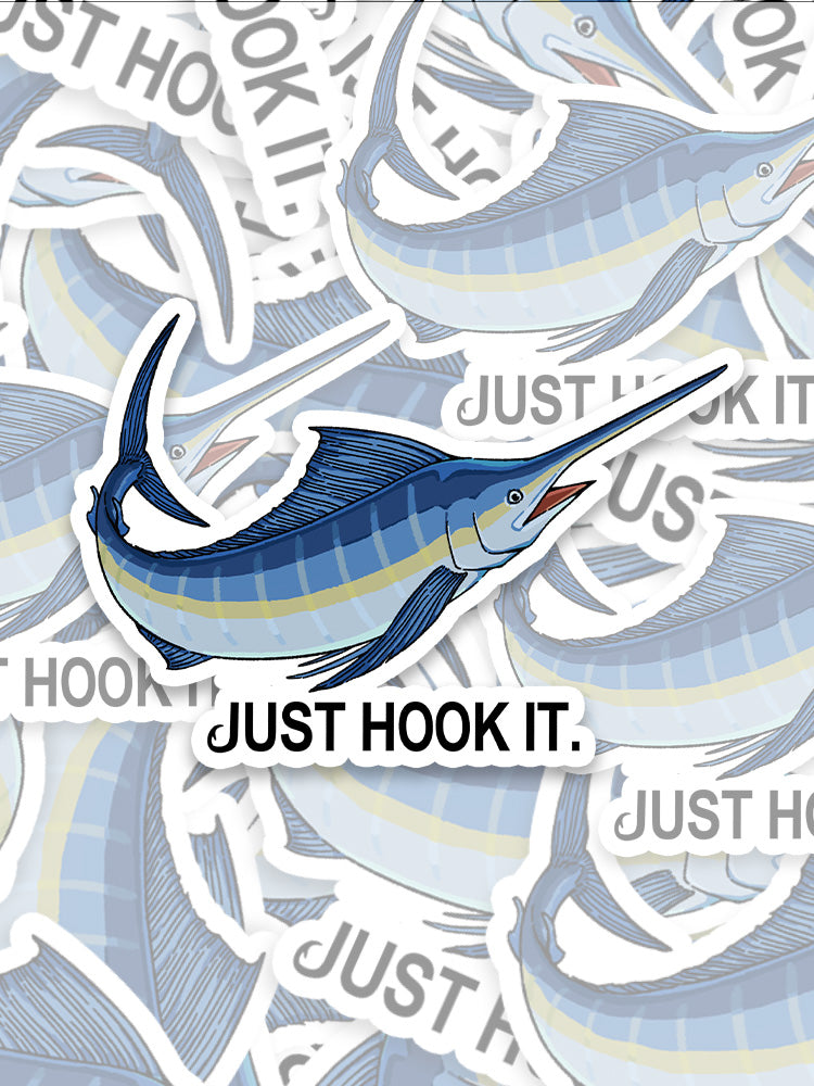 Just Hook It Sticker