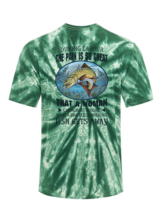 The Trout That Got Away Tie Dye Tee