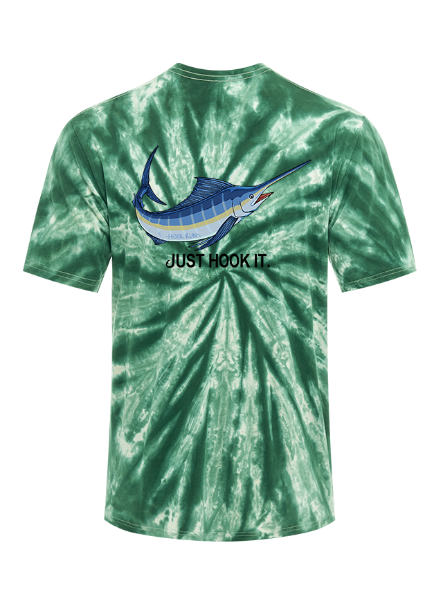 Just Hook It Tie Dye Tee