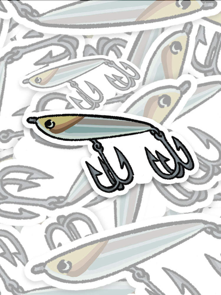 Muskie Madness Jerk and Reel Sticker