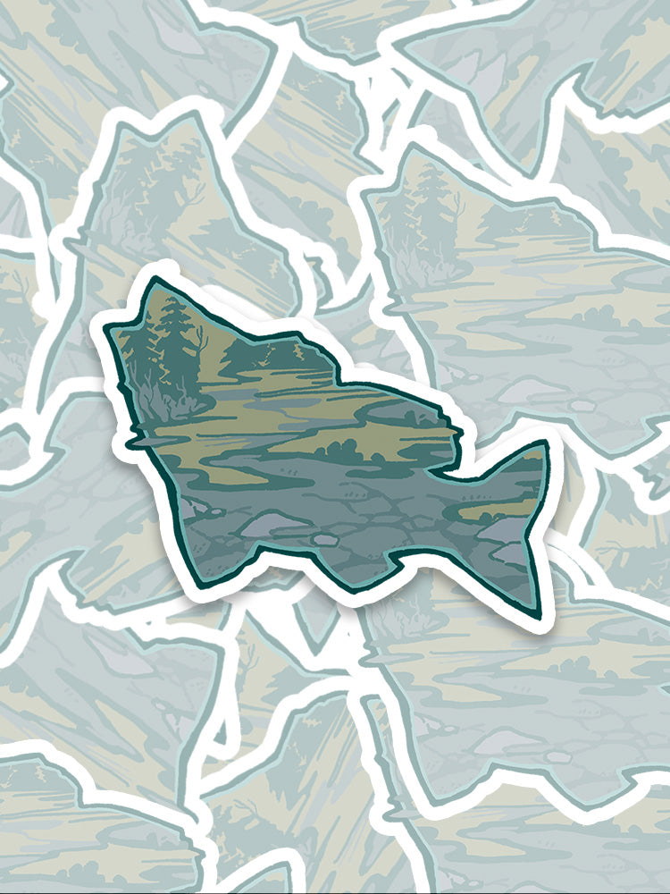 Clear Lake Bass Lures Sticker