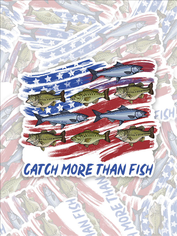 Patriotic Waters Unleashed Sticker