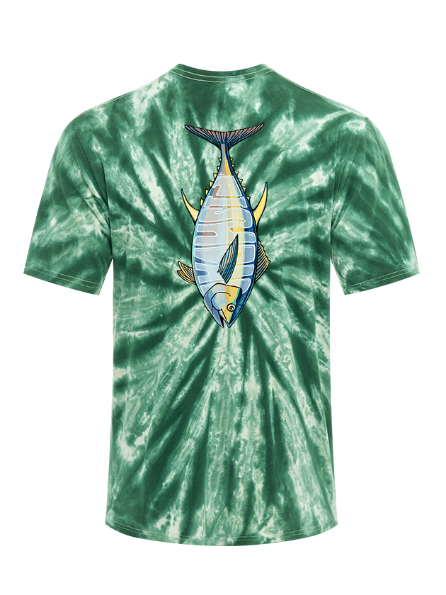 Dad's Fishing Legacy Tie Dye Tee