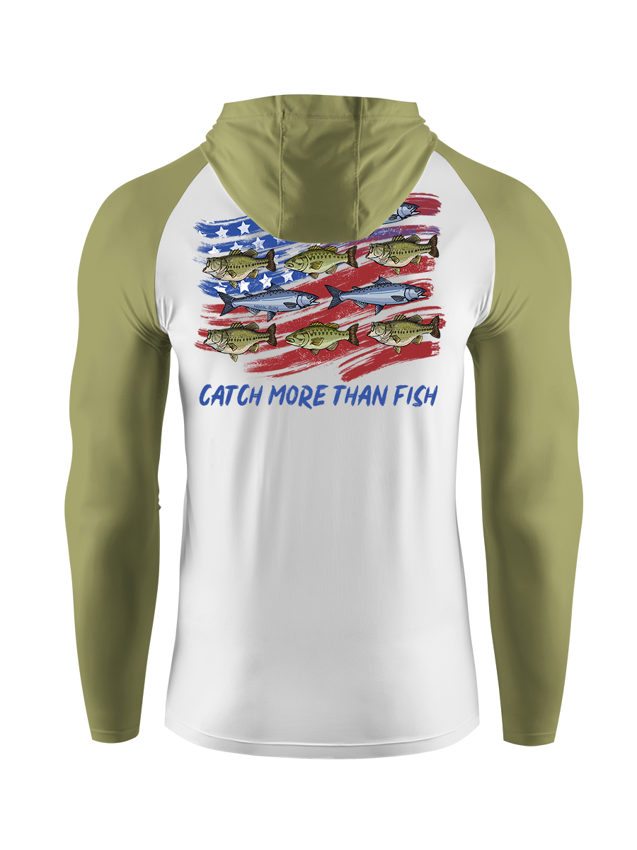 Patriotic Waters Unleashed UPF Hoodie