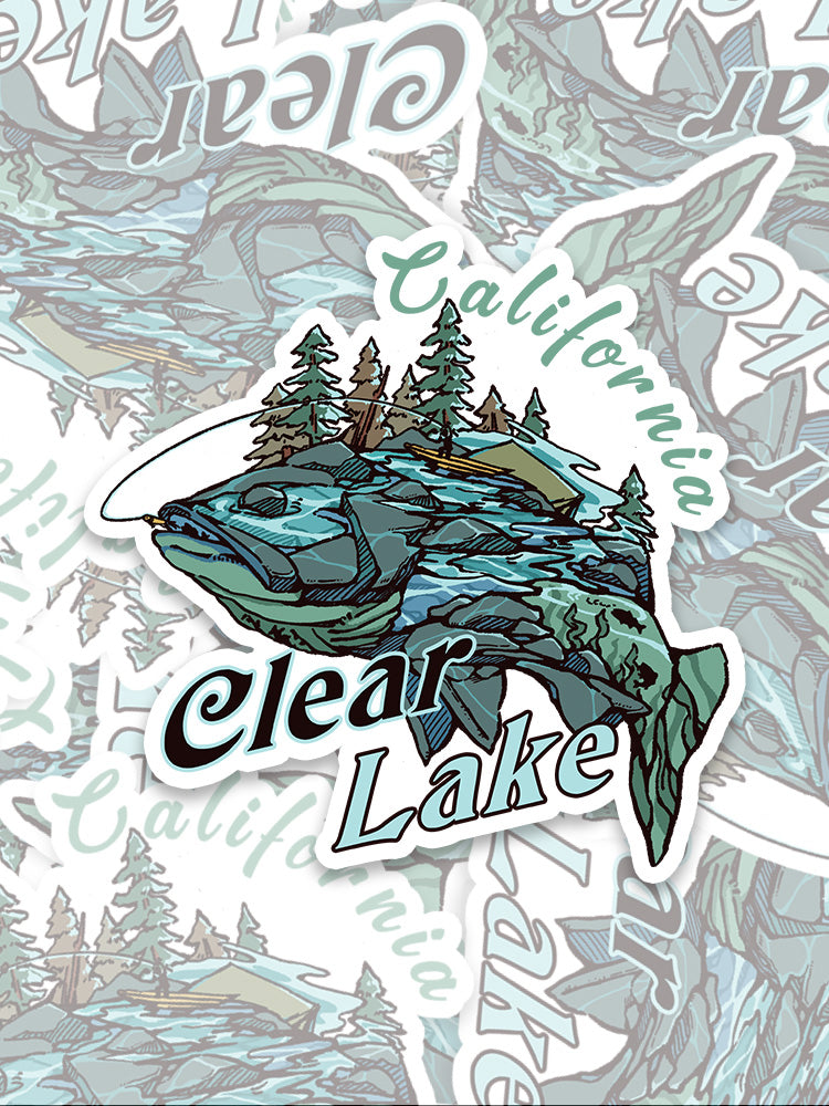 Reel Moments at Clear Lake Sticker