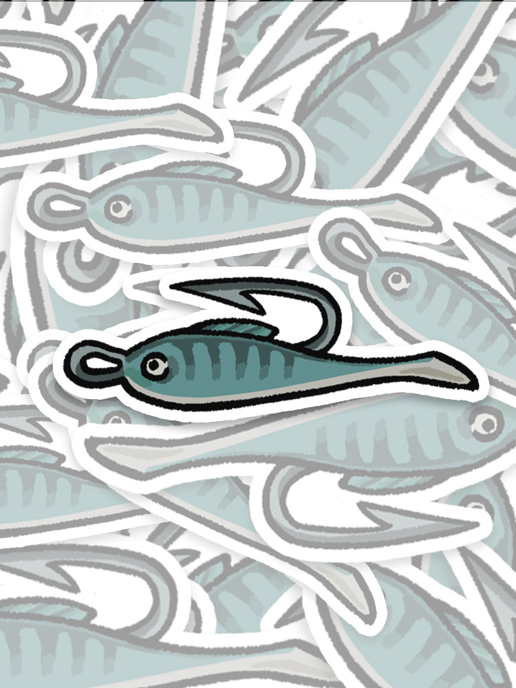 Redfish Rhythm Bend to Love Sticker