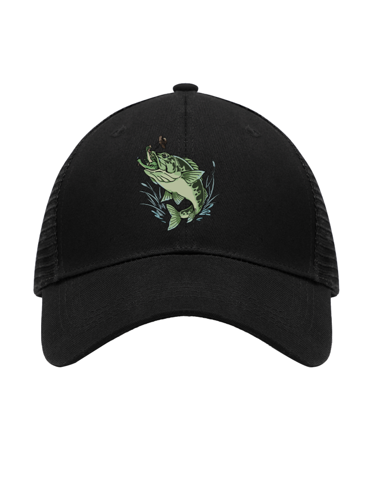 There's Always a Bigger Fish Mesh Velcro Hat