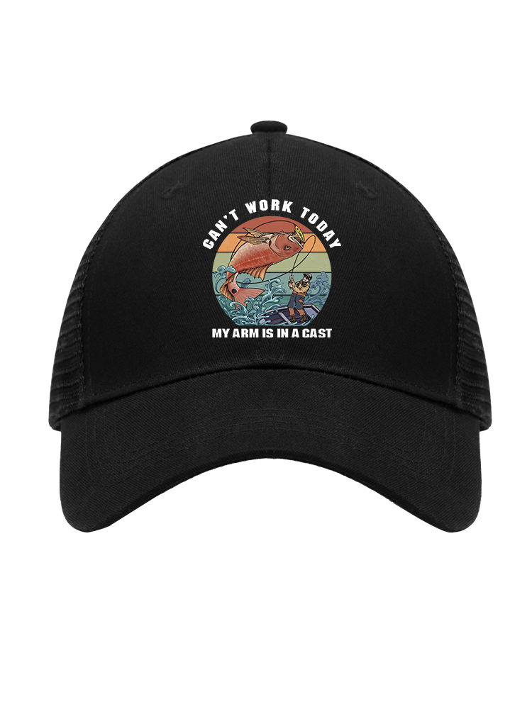 Hooked on a Day Off Mesh Velcro Hat