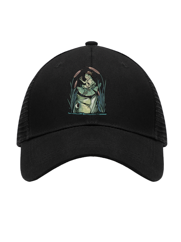There's Always a Bigger Fish Mesh Velcro Hat
