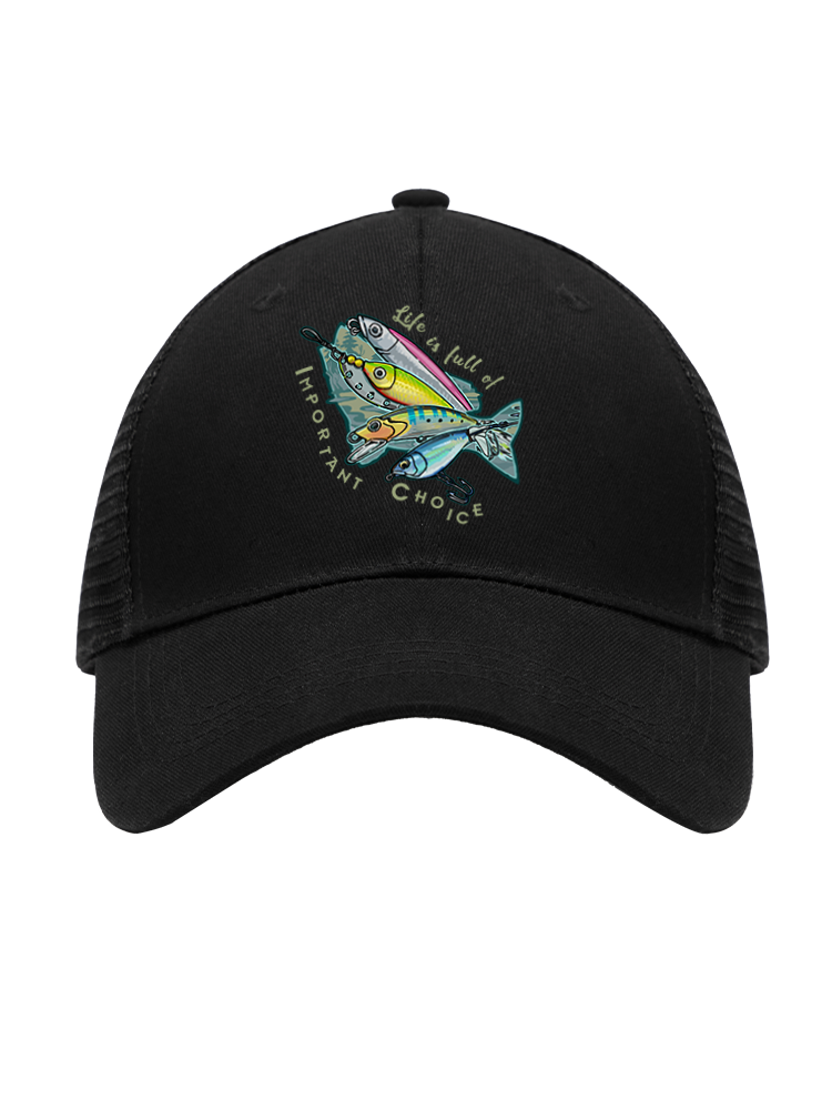 Clear Lake Bass Lures Mesh Velcro Hat