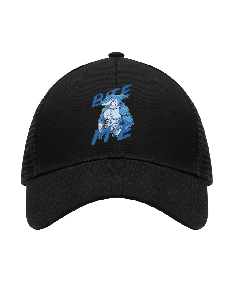 Rebel Shark Bite Me Mesh Velcro Hat