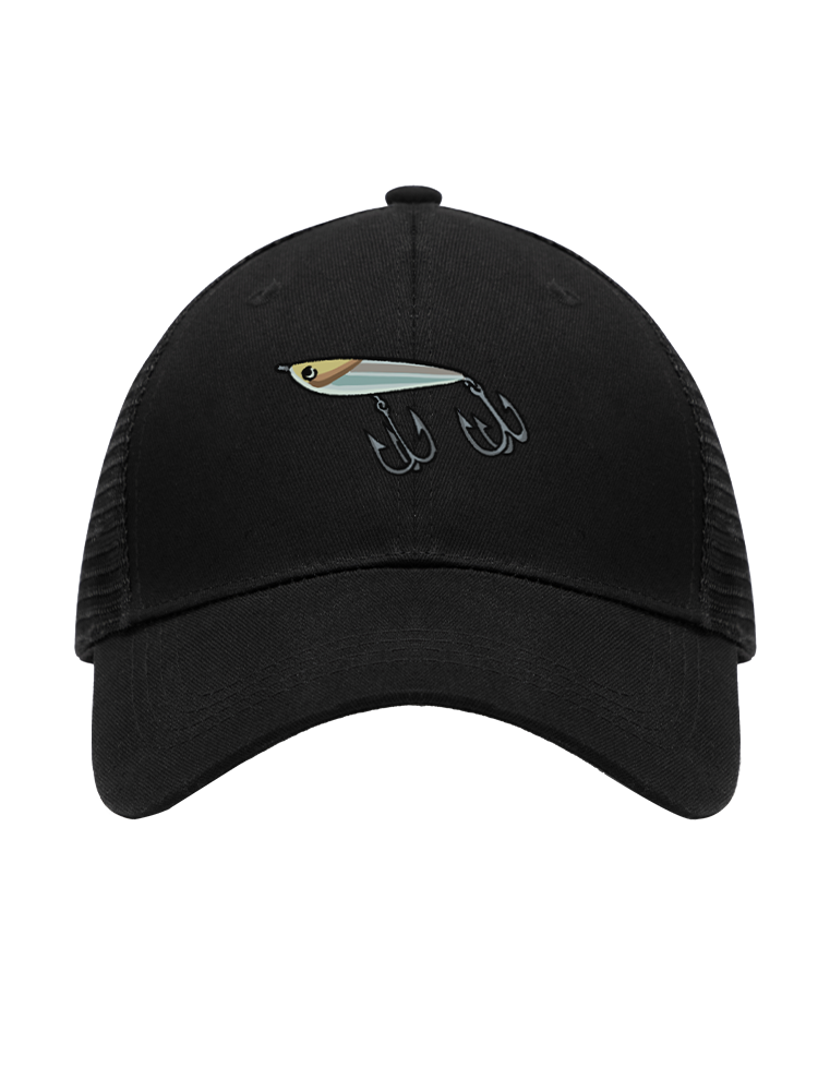 Muskie Madness Jerk and Reel Mesh Velcro Hat