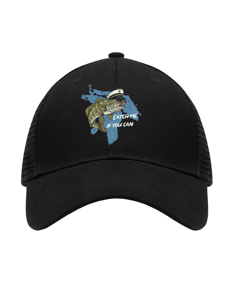 Catch Me If You Can Mesh Velcro Hat