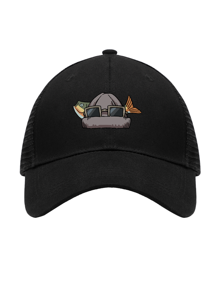 Fishing Make Me Feel Alive Mesh Velcro Hat