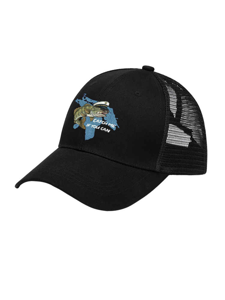 Catch Me If You Can Mesh Velcro Hat
