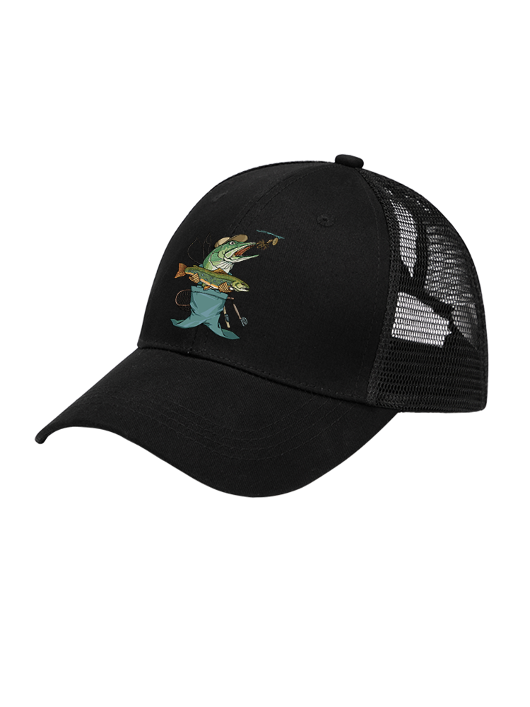 Who is My Prey Mesh Velcro Hat
