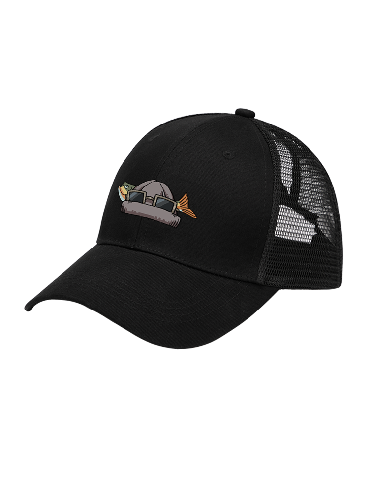 Fishing Make Me Feel Alive Mesh Velcro Hat