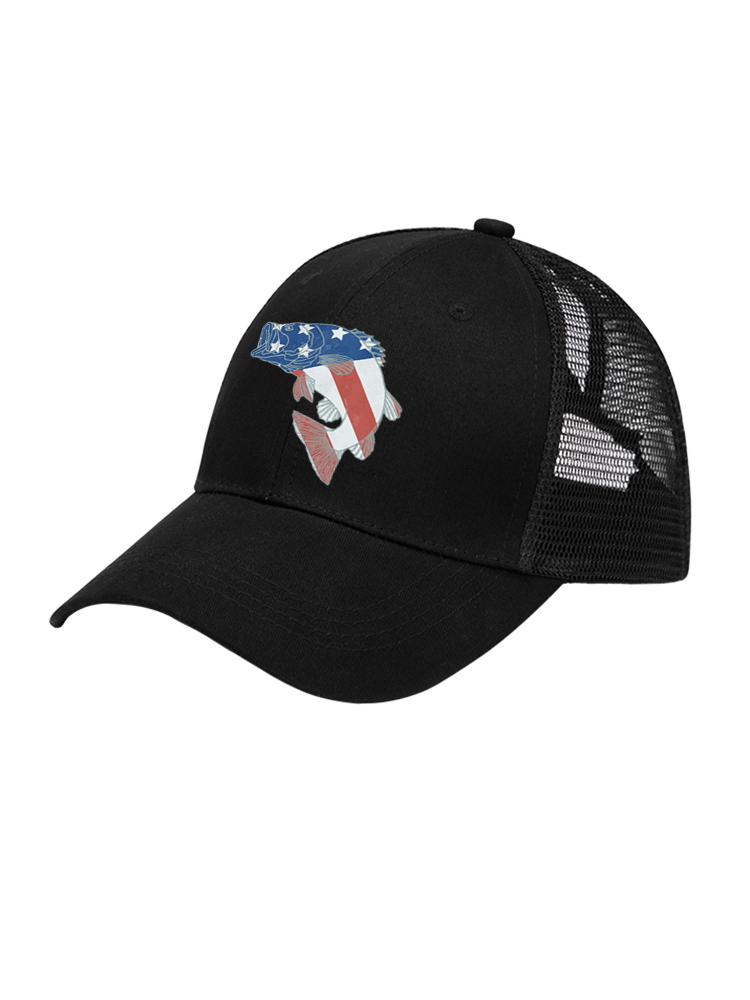 Otter vs Bass Mesh Velcro Hat