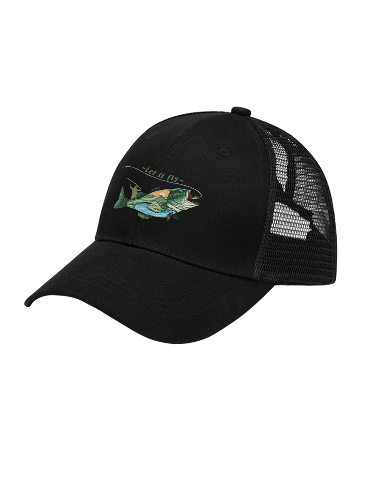 Let It Fly to Freedom Mesh Velcro Hat